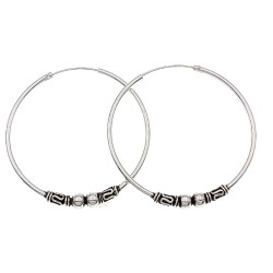 ARGOLLAS PLATA ESTILO BALI...