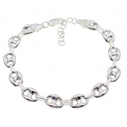 PULSERA PLATA GRANO DE CAFÉ...