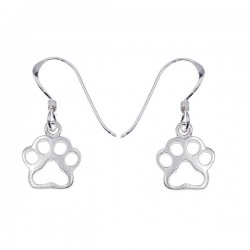 PENDIENTES PLATA HUELLA...