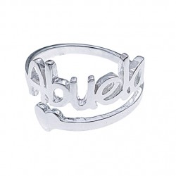 ANILLO PLATA DE LEY ABUELA...