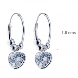 ARGOLLAS ARO PLATA DE LEY...