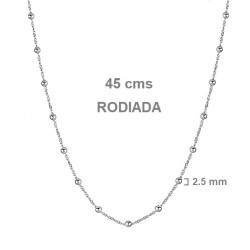 CADENA PLATA DE LEY 45 CMS...