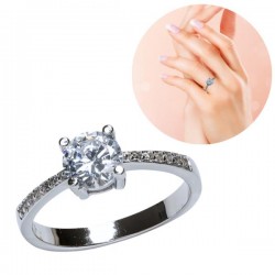 ANILLO PLATA DE LEY RODIADA...