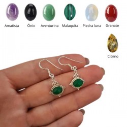 PENDIENTES PIEDRAS...