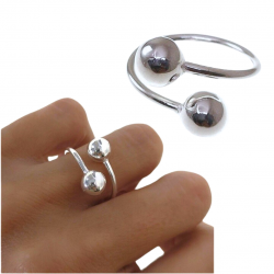 ANILLO PLATA DE LEY DOS...