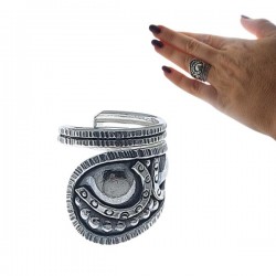 ANILLO PLATA DE LEY ANCHO...