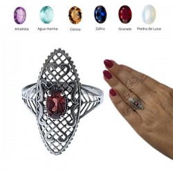 ANILLO PLATA DE LEY EN...