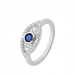 ANILLO PLATA DE LEY OJO...