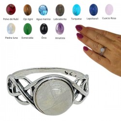 ANILLO PLATA DE LEY PIEDRA...