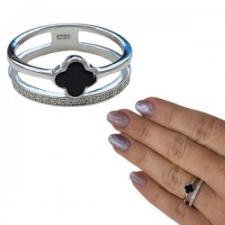 ANILLO PLATA DE LEY RODIADO...