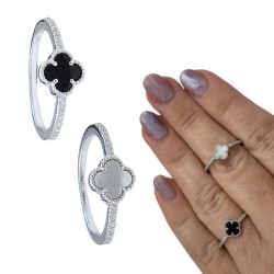 ANILLO PLATA DE LEY BAÑADO...