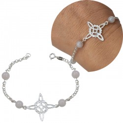 PULSERA PLATA DE LEY NUDO...