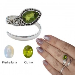 ANILLO PLATA DE LEY PIEDRA...