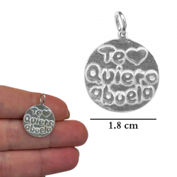 COLGANTE PLATA DE LEY " TE...