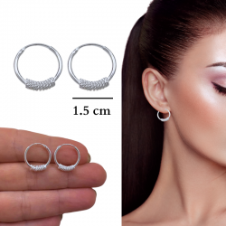 ARGOLLAS AROS PLATA DE LEY...
