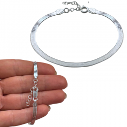 PULSERA PLATA DE LEY COLA...