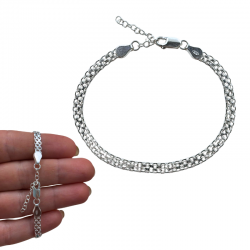 PULSERA PLATA DE LEY TIPO...