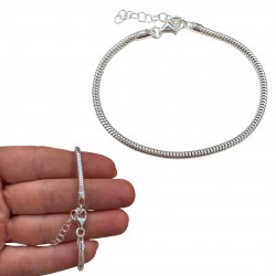 PULSERA PLATA DE LEY COLA...