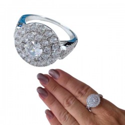 ANILLO PLATA DE LEY RODIADO...