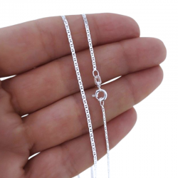 CADENA PLATA DE LEY 40 CMS...