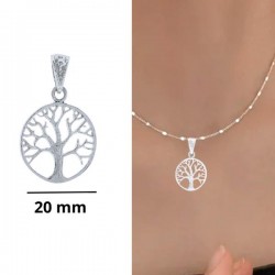 COLGANTE PLATA DE LEY ÁRBOL...