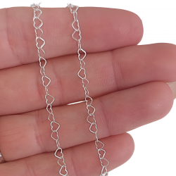 CADENA PLATA DE LEY 60 CMS...