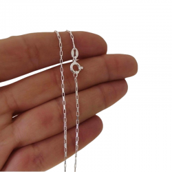 CADENA PLATA DE LEY 45 CMS...
