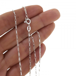 CADENA PLATA DE LEY 45 CMS...