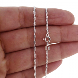 CADENA PLATA DE LEY 40 CMS...