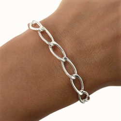 PULSERA PLATA DE LEY CADENA...