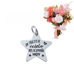COLGANTE MEDALLA PLATA DE...