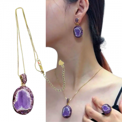  GARGANTILLA GEODA NATURAL...