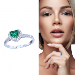 ANILLO PLATA DE LEY RODIADA...