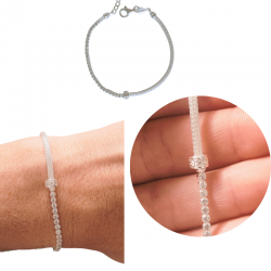 PULSERA PLATA DE LEY MITAD...