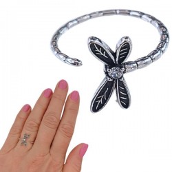 ANILLO PLATA DE LEY CON...