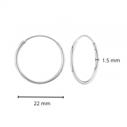 ARGOLLAS AROS PLATA DE LEY...