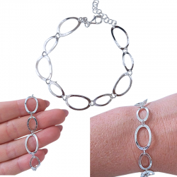 PULSERA PLATA DE LEY CON...