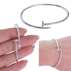 PULSERA PLATA DE LEY RIGIDA...