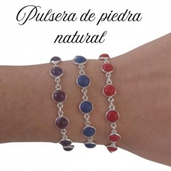 PULSERA PLATA DE LEY PIEDRA...