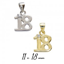 COLGANTE PLATA DE LEY 18...