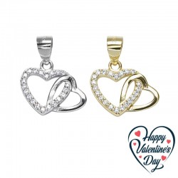 COLGANTE PLATA DE LEY DOBLE...