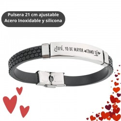 PULSERA ACERO INOXIDABLE Y...