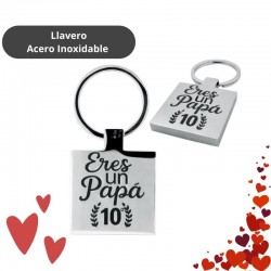 LLAVERO ACERO INOXIDABLE...