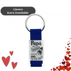 LLAVERO ACERO INOXIDABLE...