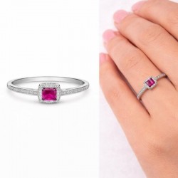 ANILLO PLATA DE LEY RODIADO...