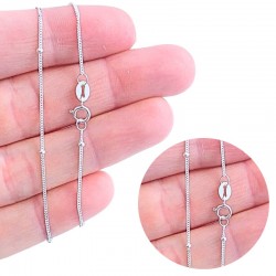 CADENA PLATA DE LEY BARBADA...