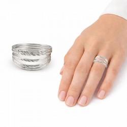 ANILLO PLATA DE LEY MULTI...