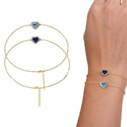 PULSERA PLATA DE LEY BAÑO...