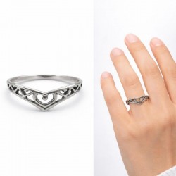 ANILLO PLATA DE LEY PICO...