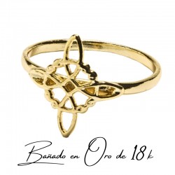 ANILLO PLATA DE LEY BAÑO...